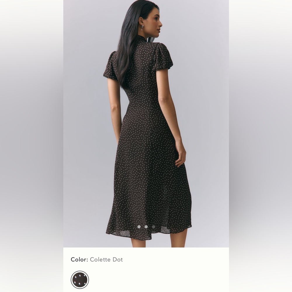 Reformation dress Bloomsberry in Colette dot NWT - Picture 3 of 13